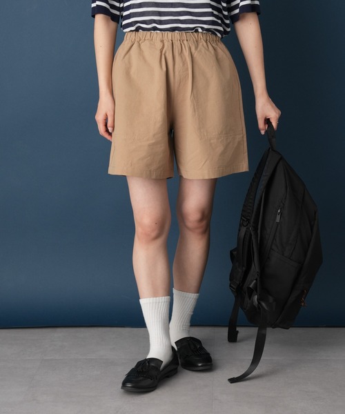 「GEVACO」 ショートパンツ MEDIUM ブラック レディース_画像3