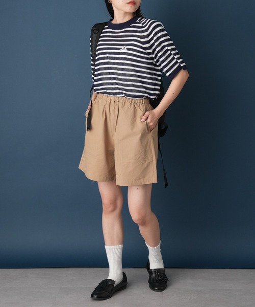 「GEVACO」 ショートパンツ MEDIUM ブラック レディース_画像9