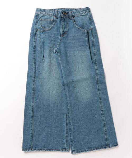 [VIS] Denim брюки M голубой женский 