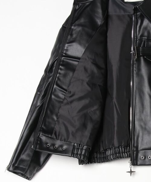 NOVESSEL 革ジャン ライダース 「NOVESSEL/ノベセル」デザインPU