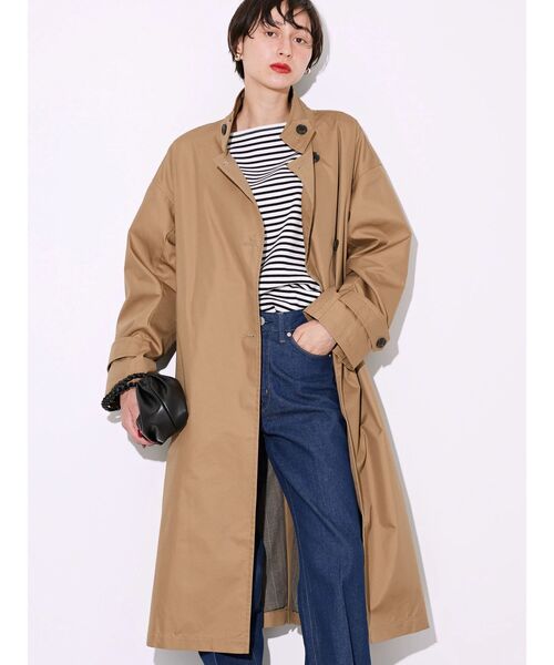 「AMERICAN HOLIC」 トレンチコート L ベージュ レディース_画像3
