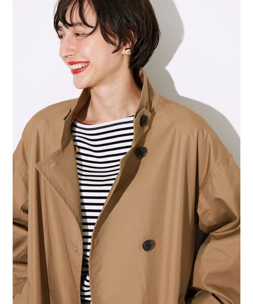 「AMERICAN HOLIC」 トレンチコート L ベージュ レディース_画像4