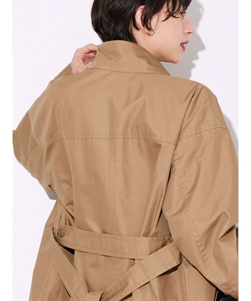 「AMERICAN HOLIC」 トレンチコート L ベージュ レディース_画像6
