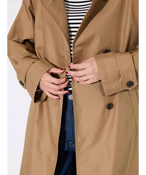 「AMERICAN HOLIC」 トレンチコート L ベージュ レディース_画像9
