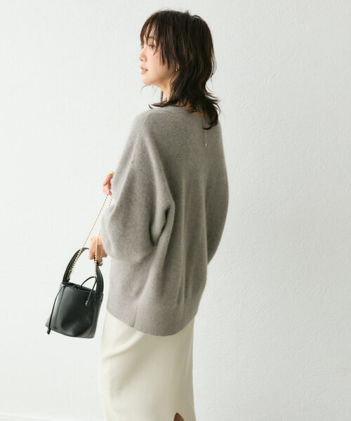 RIVE DROITE（リヴドロワ） ニットカーディガン FREE ライトベージュ