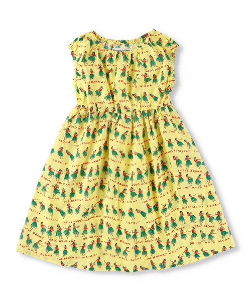 「branshes」 「KIDS」ノースリーブワンピース 110 マスタード キッズ_画像2