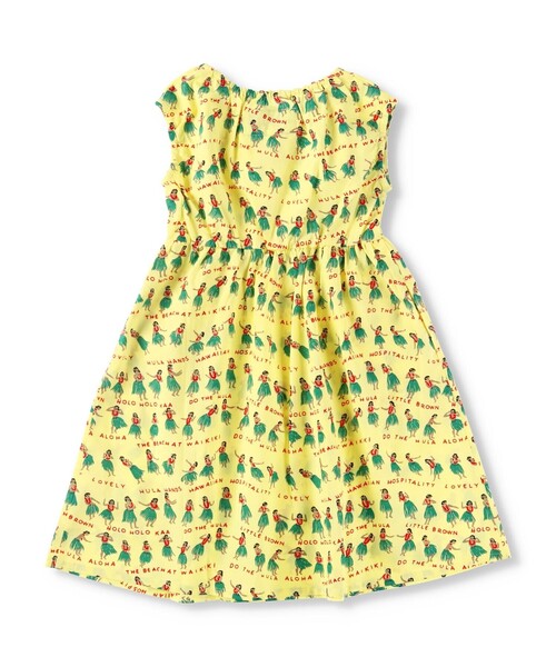 「branshes」 「KIDS」ノースリーブワンピース 110 マスタード キッズ_画像6