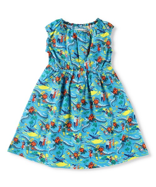 「branshes」 「KIDS」ノースリーブワンピース 110 マスタード キッズ_画像8