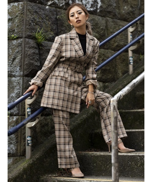 「EGOIST」 テーラードジャケット FREE ネイビー レディース_画像3