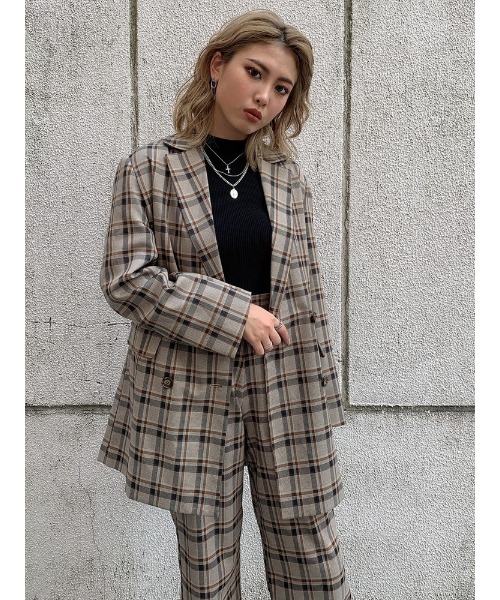 「EGOIST」 テーラードジャケット FREE ネイビー レディース_画像9