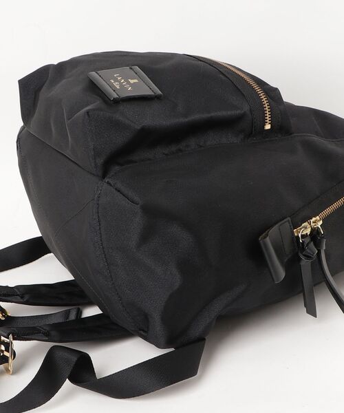 「LANVIN en Bleu」 ワンポイントリュック - ブラック レディース_画像3