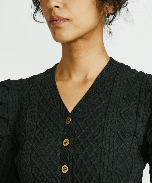 Sov. 「Sov.」 ニットカーディガン 38 ベージュ レディース : ZOZOTOWN