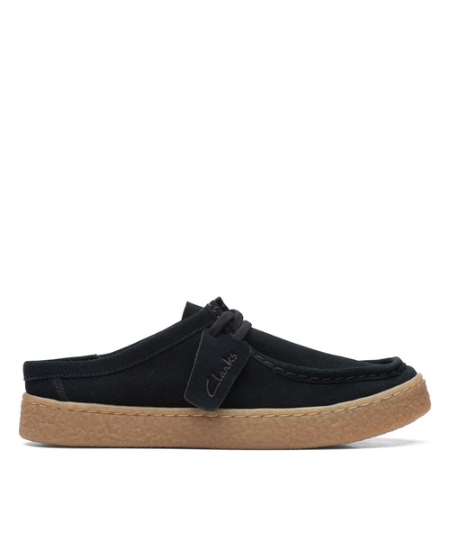 Clarks クラークス ローファー スリッポン 革靴　レディース Clarks（クラークス） スリッポン UK4.5 ブラック レディース