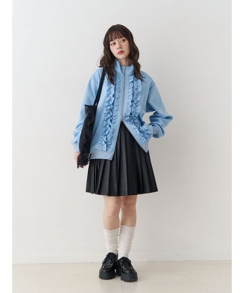 jouetie（ジュエティ） スカート 入学式 卒業式 ニーレングスプリーツ