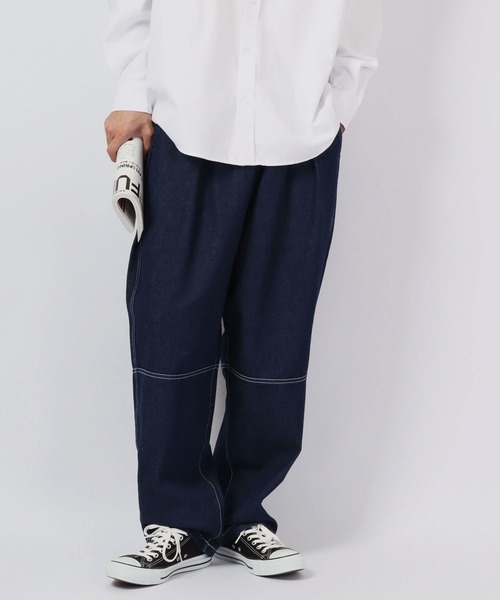 「FUNALIVE」 「HALHAM」デニムパンツ L ワンウォッシュ メンズ_画像9