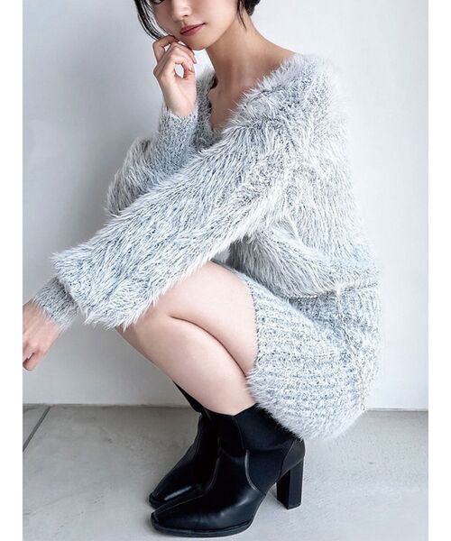 RESEXXY（リゼクシー） ワンピース 「追加生産分」シャギーニット