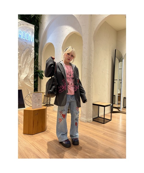 Desigual（デシグアル） ジーンズ デニム デニムパンツ ミッキーマウス
