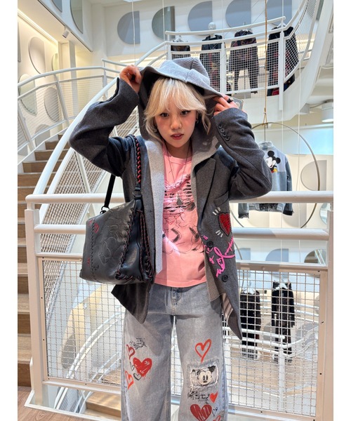 Desigual(デシグアル) ジーンズ デニム デニムパンツ ミッキーマウス Desigual(デシグアル) ジーンズ デニム デニムパンツ ミッキーマウス