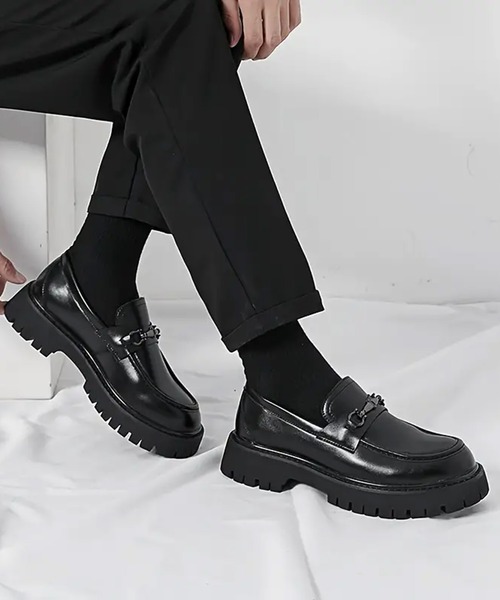 「CALIFORNIA OUTFITTERS」 ローファー 42 ブラック メンズ_画像2