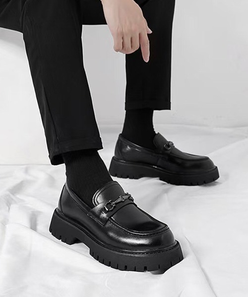 「CALIFORNIA OUTFITTERS」 ローファー 42 ブラック メンズ_画像4