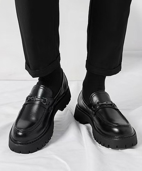 「CALIFORNIA OUTFITTERS」 ローファー 42 ブラック メンズ_画像7