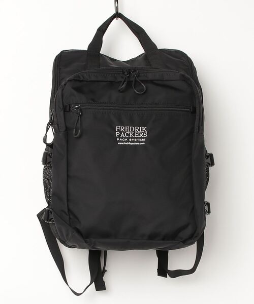 FREDRIK PACKERS」 リュック ONESIZE ブラック レディース 