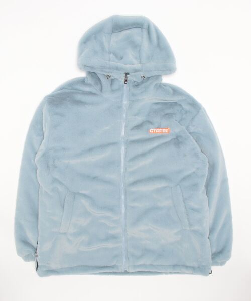 「aimoha」 マウンテンパーカー X-LARGE ライトブルー メンズ_画像4
