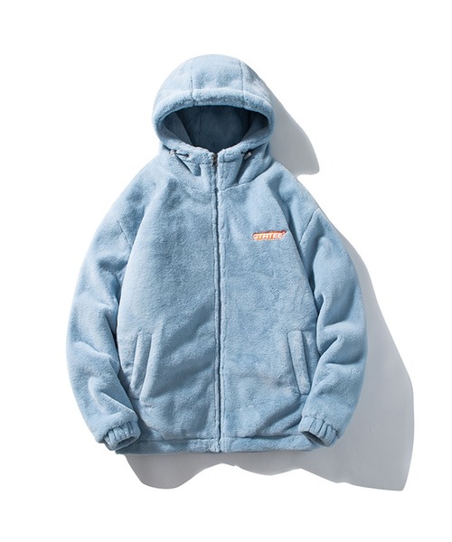 「aimoha」 マウンテンパーカー X-LARGE ライトブルー メンズ_画像9