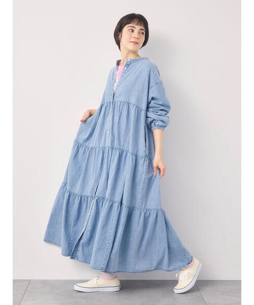 ワンワン Samansa Mos2（サマンサモスモス） ワンピース 「オーガニックコットン