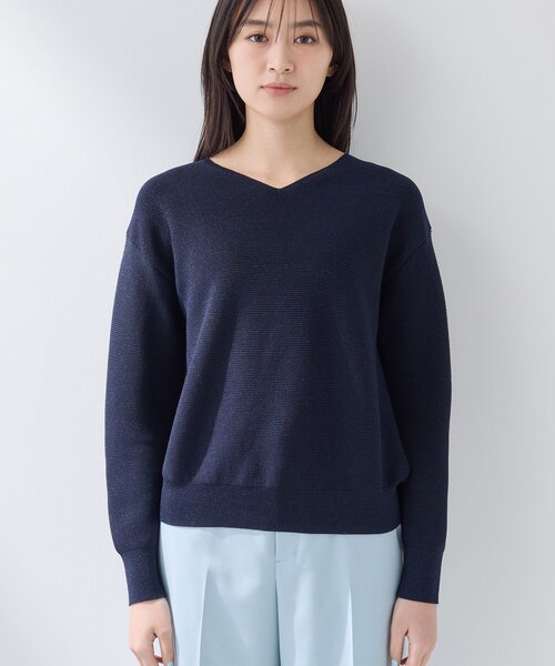 4連休タイムセール　フレイアイディー　前後Vネックニット　未使用タグつき Vネックダメージニット｜CROSSLEY – FACE SANS FARD