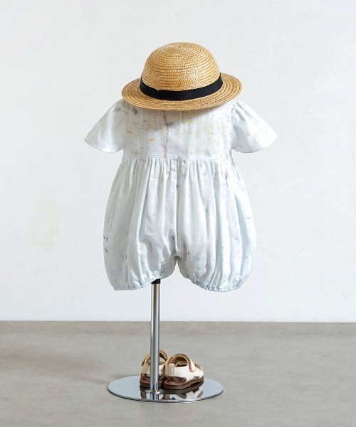 ベビー服 ロンパース 「NAOMI ITO(ナオミイトウ)」 フレアスリーブオール 70・80cmの画像