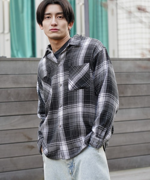 Dan River(ダンリバー) シャツ DAMAGED CHECK FLANNEL SHIRT Dan River(ダンリバー) シャツ DAMAGED CHECK FLANNEL SHIRT