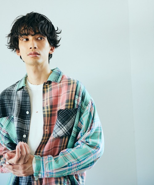 Dan River(ダンリバー) シャツ DAMAGED CHECK FLANNEL SHIRT Dan River(ダンリバー) シャツ DAMAGED CHECK FLANNEL SHIRT