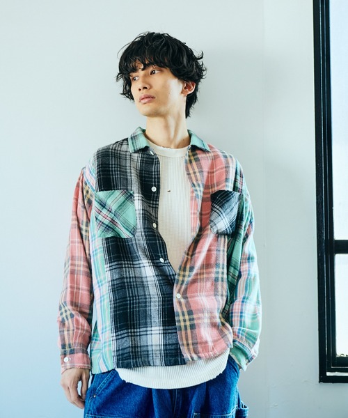 Dan River(ダンリバー) シャツ DAMAGED CHECK FLANNEL SHIRT Dan River(ダンリバー) シャツ DAMAGED CHECK FLANNEL SHIRT