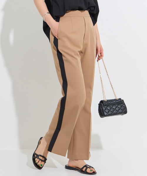 「LAVEANGE」 パンツ 4L ブラック レディース_画像2