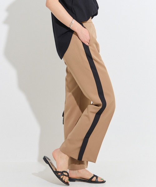 「LAVEANGE」 パンツ 4L ブラック レディース_画像4