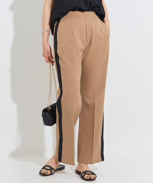 「LAVEANGE」 パンツ 4L ブラック レディース_画像7