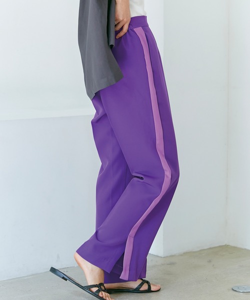 「LAVEANGE」 パンツ 4L ブラック レディース_画像9