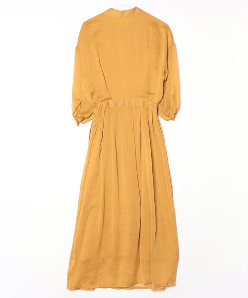 「A PUPIL」 長袖ワンピース S イエロー レディース_画像2