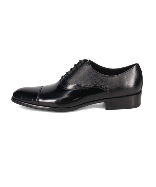 「LANVIN collection」 レザーシューズ 24.5cm ブラック メンズ_画像2