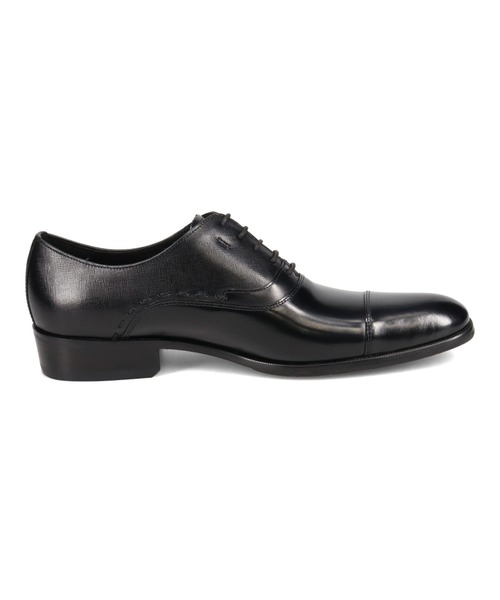 「LANVIN collection」 レザーシューズ 24.5cm ブラック メンズ_画像6