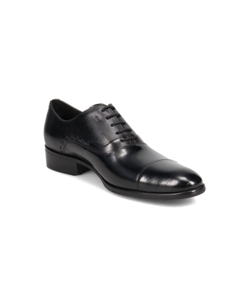 「LANVIN collection」 レザーシューズ 24.5cm ブラック メンズ_画像7