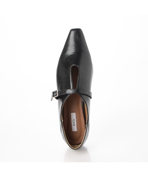 「EVOL」 フラットパンプス 24.5cm ブラック系その他 レディース_画像7