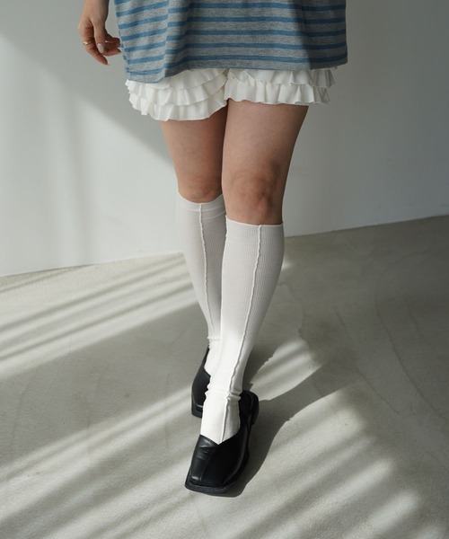 SANSeLF（サンセルフ） 靴下 「SANSeLF」メローラインリブニー