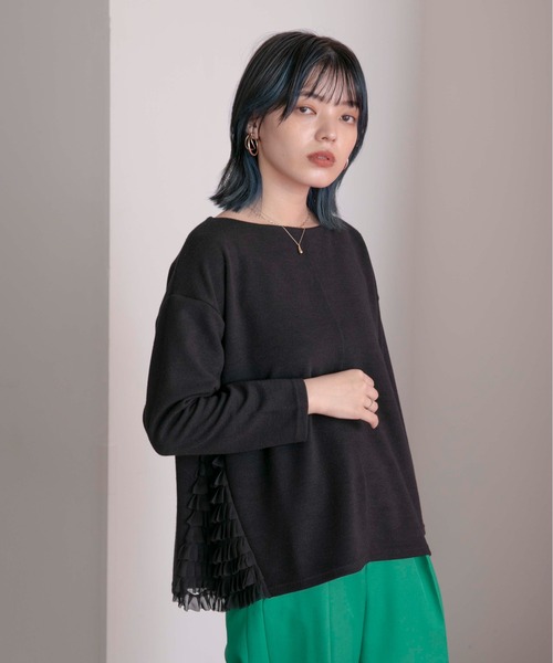 「Eimee Law」 長袖カットソー 38 ブラック レディース_画像4