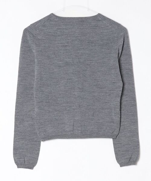 「CYNTHIA ROWLEY」 ニットカーディガン 2 グレー レディース_画像2