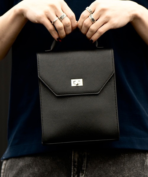 CLEL（クレイル） ショルダーバッグ 「CLEL」2way Square Shoulder Bag 