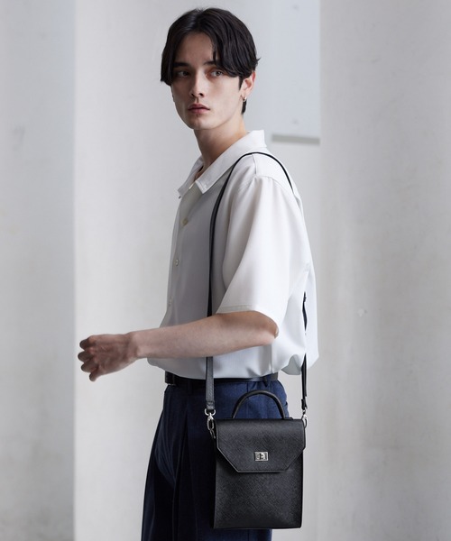 CLEL（クレイル） ショルダーバッグ 「CLEL」2way Square Shoulder Bag