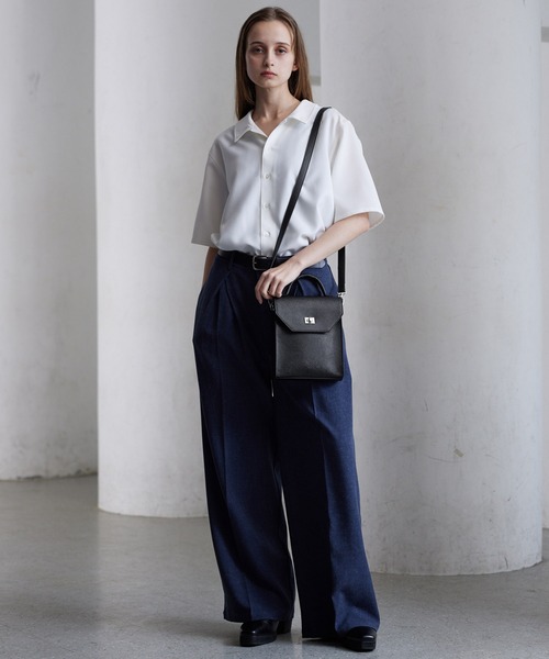 CLEL（クレイル） ショルダーバッグ 「CLEL」2way Square Shoulder Bag