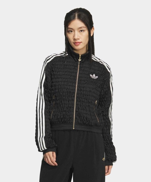 adidas ∕トラックジャケット ジャージ ∕黒∕Ｌ adidas（アディダス） ジャージ SMOKED トラックトップ（ジャージ